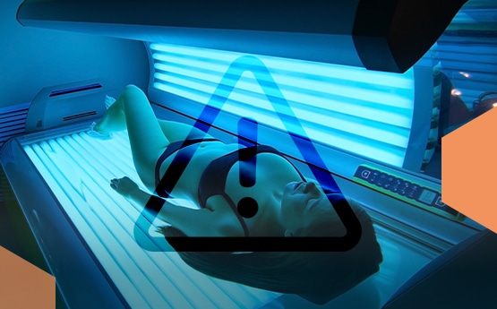 szolárium veszélyei